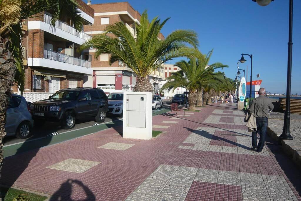 Piso en primera línea con wifi y vistas al mar Lo Pagán Exterior foto