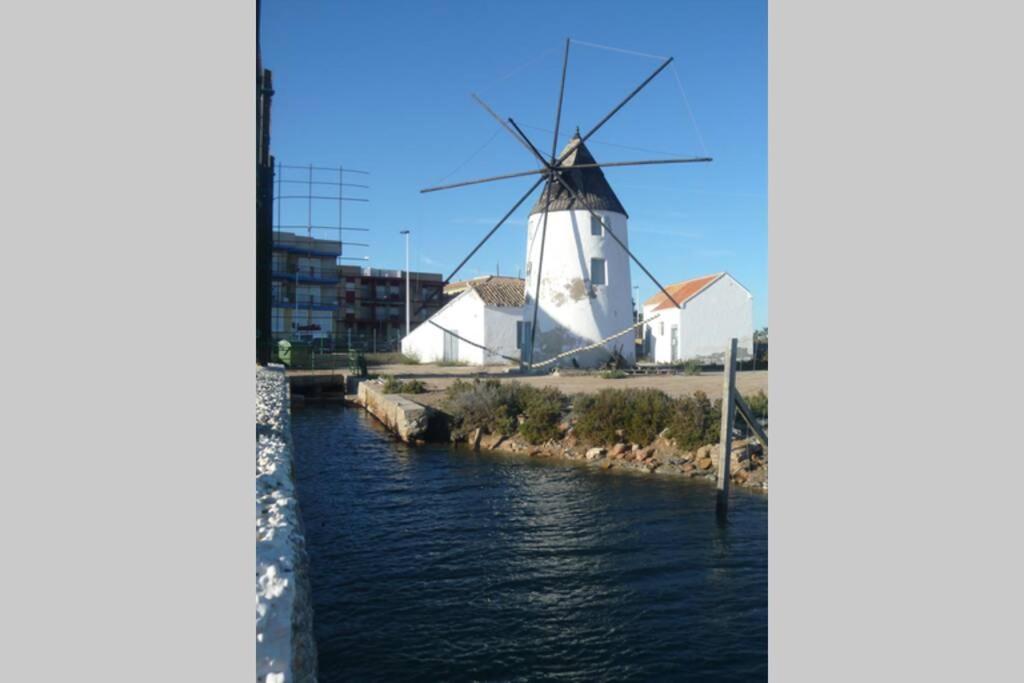 Piso en primera línea con wifi y vistas al mar Lo Pagán Exterior foto