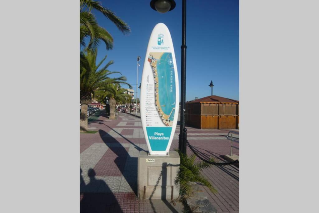 Piso en primera línea con wifi y vistas al mar Lo Pagán Exterior foto