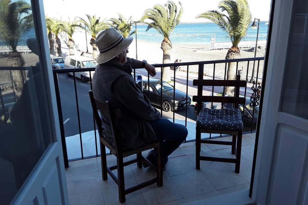Piso en primera línea con wifi y vistas al mar Lo Pagán Exterior foto