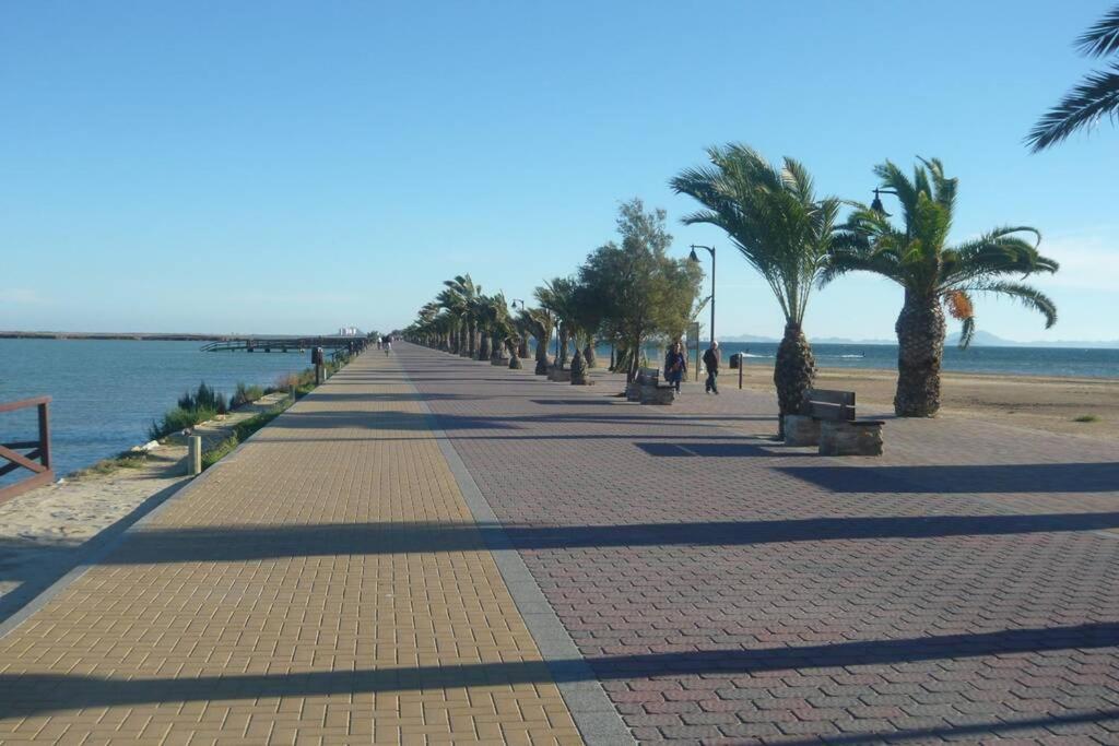 Piso en primera línea con wifi y vistas al mar Lo Pagán Exterior foto